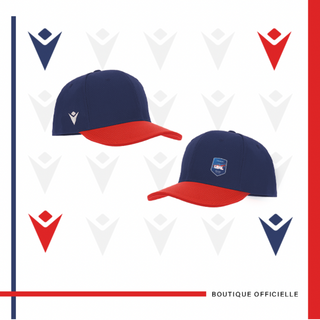 Casquette PEPPER Navy-Rouge