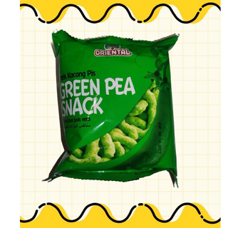 Green pea snack