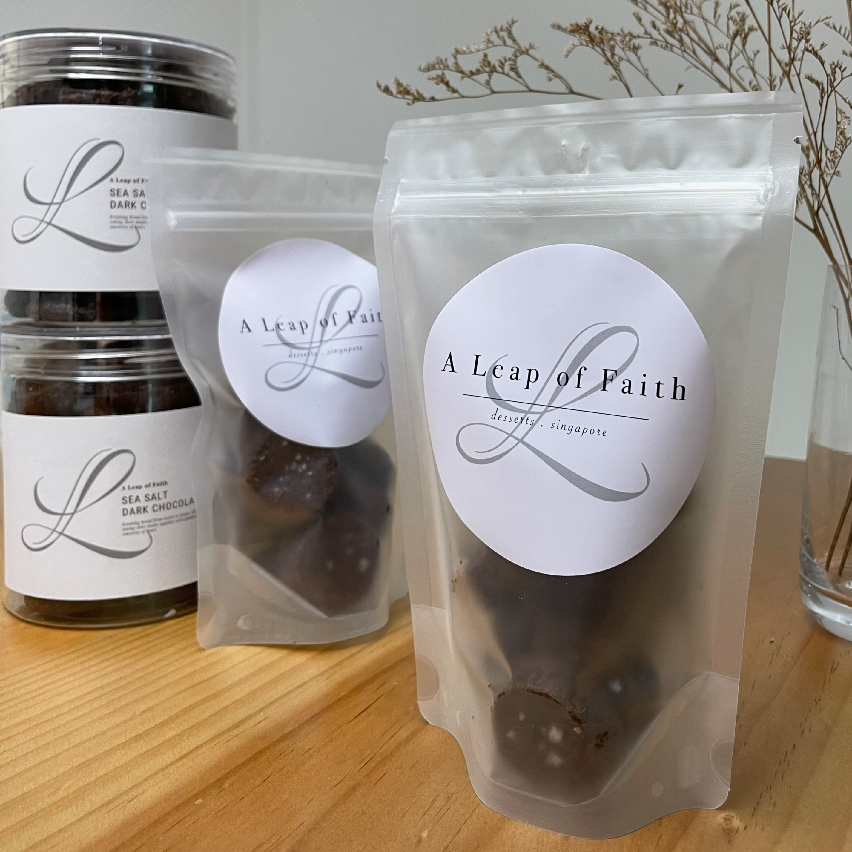 Sea Salt Dark Chocolate Cookies