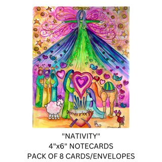 Nativity notecard set