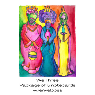 "We Three" notecard sets of 5
