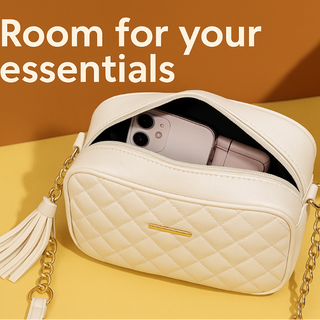 Elegant Quilted Slingbag For Women 