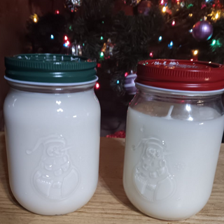 Gingerbread Christmas Candle