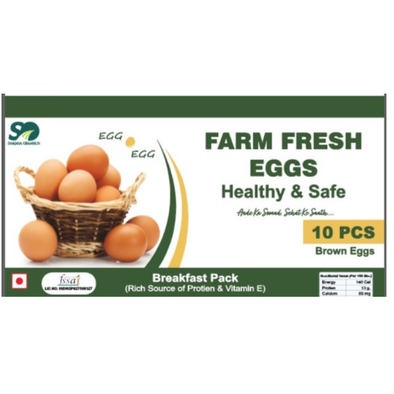 Brown Eggs (Pack of 10)