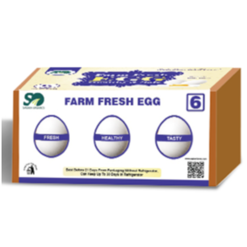 White Eggs (Pack of 6) Main Image