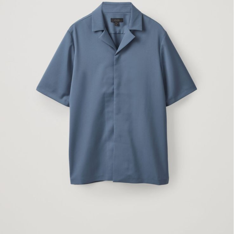 Blue Round Neck Shirts Main Image