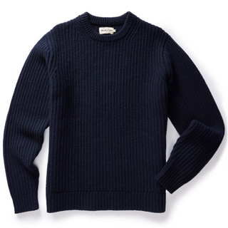 The Fisherman Sweater in Navy