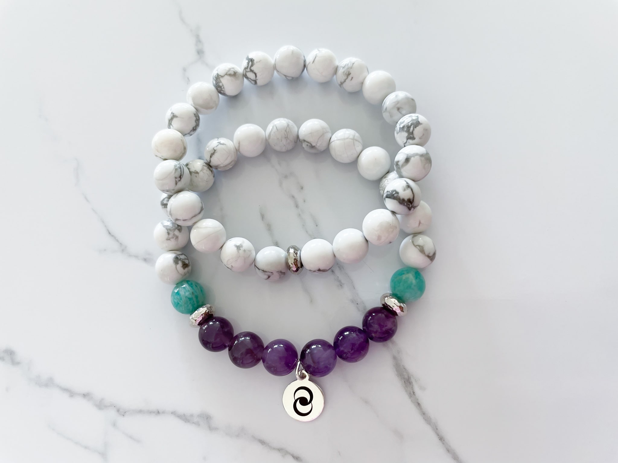 Health & Wellbeing | Howlite Stack Large Image