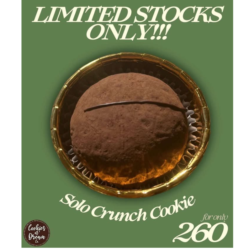 SOLO CRUNCH VIRAL DUBAI CHEWY COOKIE 260 ( NOT AVAILABLE )   