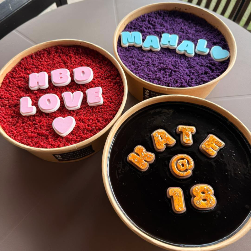 3D PRINT  DEDICATION PER LETTER