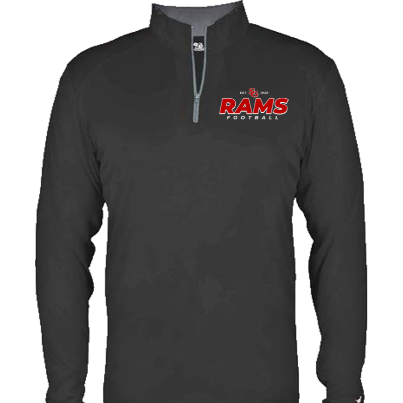 BLACK 1/4 ZIP Main Image