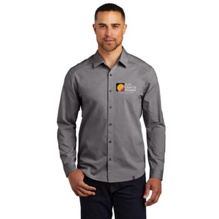 Gear Gray Heather OGIO® Men's Commuter Woven Shirt