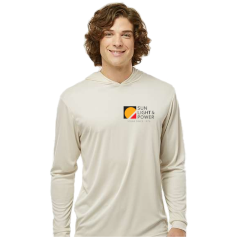 Sand Paragon Bahama Performance Hooded Long Sleeve T-Shirt