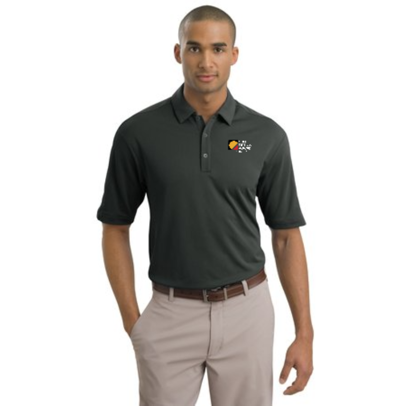 Anthracite Gray Nike Golf Men's Tech Sport Dri-FIT Polo Shirt Main Image