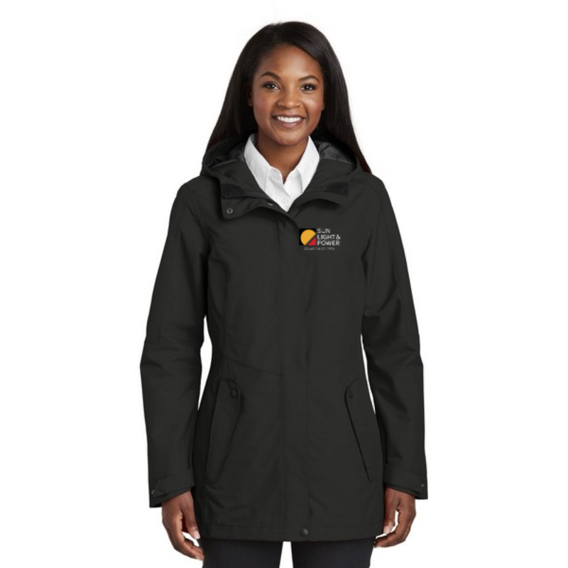 Deep Black Port Authority ® Ladies Collective Outer Shell Jacket Main Image