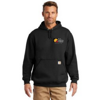 Black Carhartt® Midweight Hooded Sweatshirt