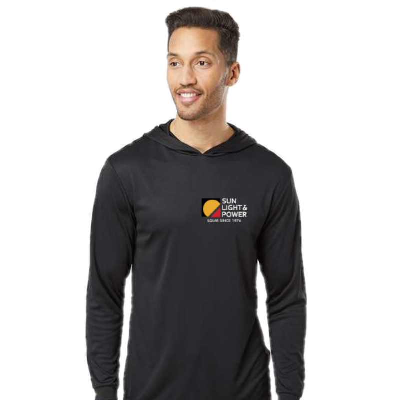 Black Paragon Bahama Performance Hooded Long Sleeve T-Shirt