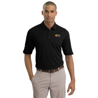 Black Nike Golf Men's Tech Sport Dri-FIT Polo Shirt