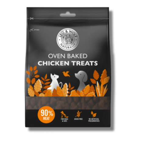 100g Leo & Wolf Oven Baked CHICKEN Treats Main Image