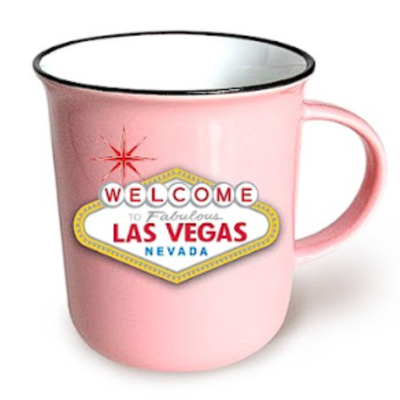 LV MUG M/P FABULOUS VEGAS (PINK) VSN #0717