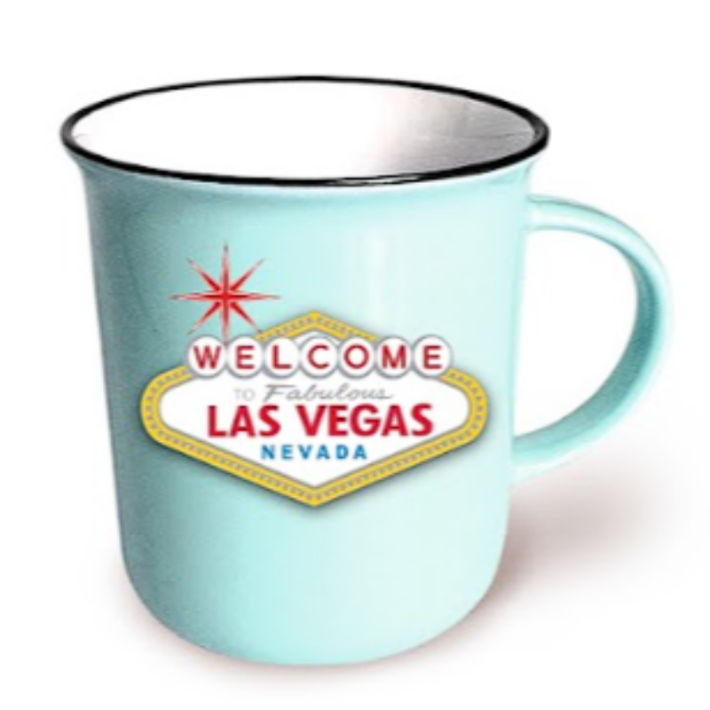 LV MUG M/P FABULOUS VEGAS (BLUE) VSN #0717