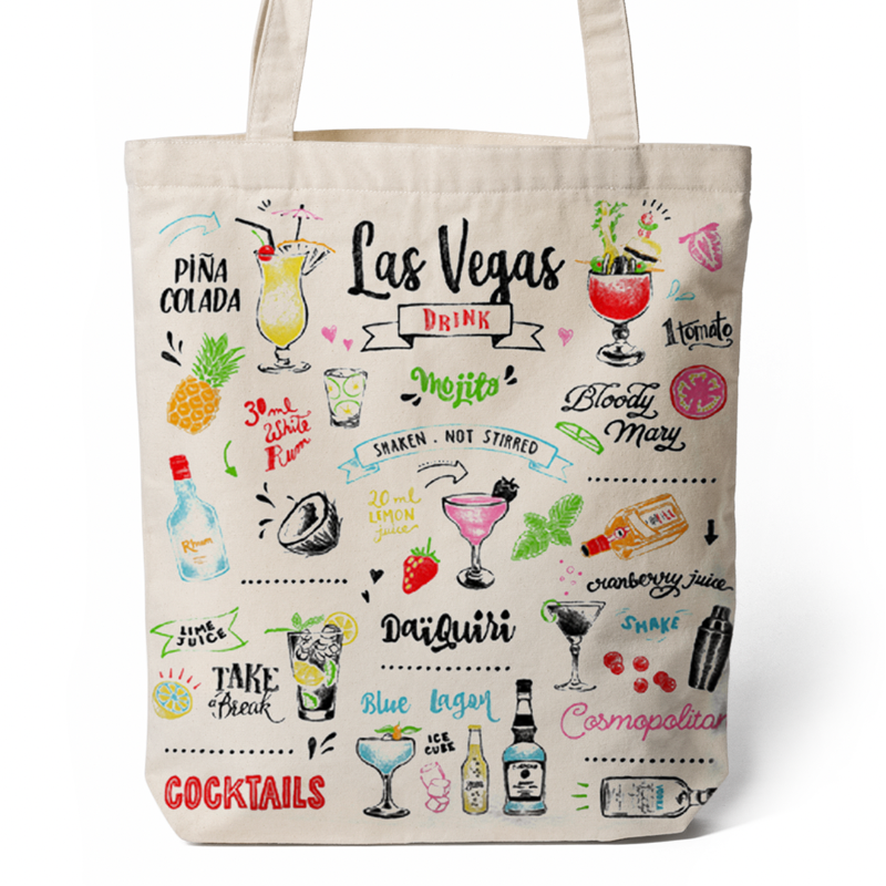 LV TOTE BAG COCKTAIL VSN #8998