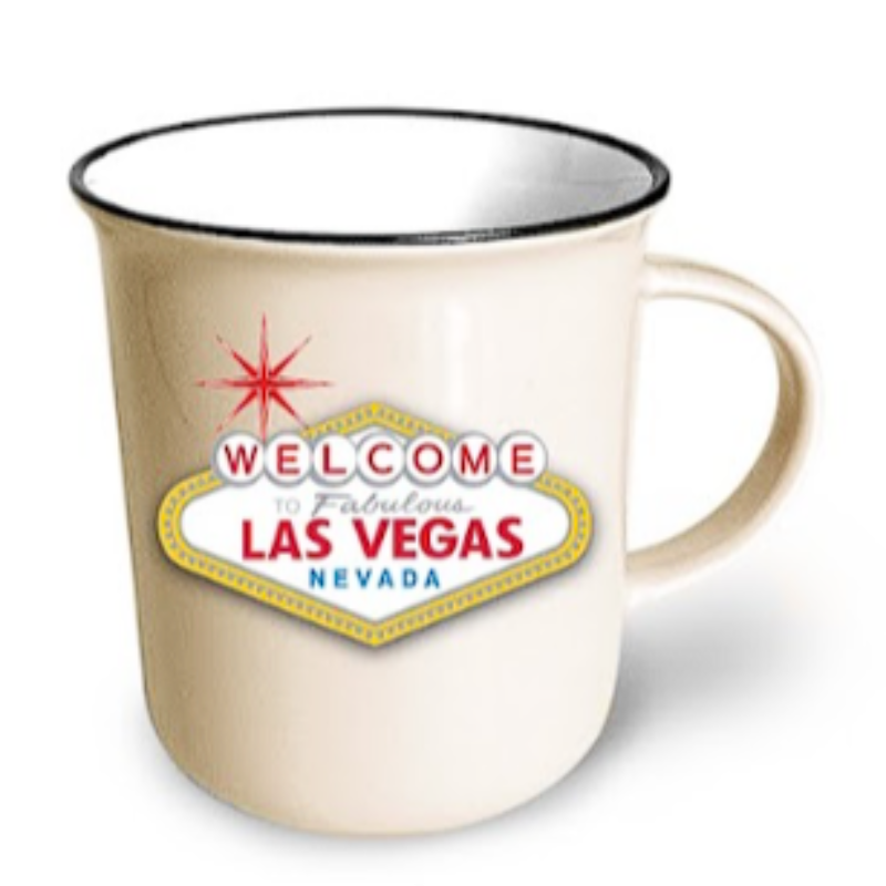 LV MUG M/P FABULOUS VEGAS (CREAM) VSN #0717