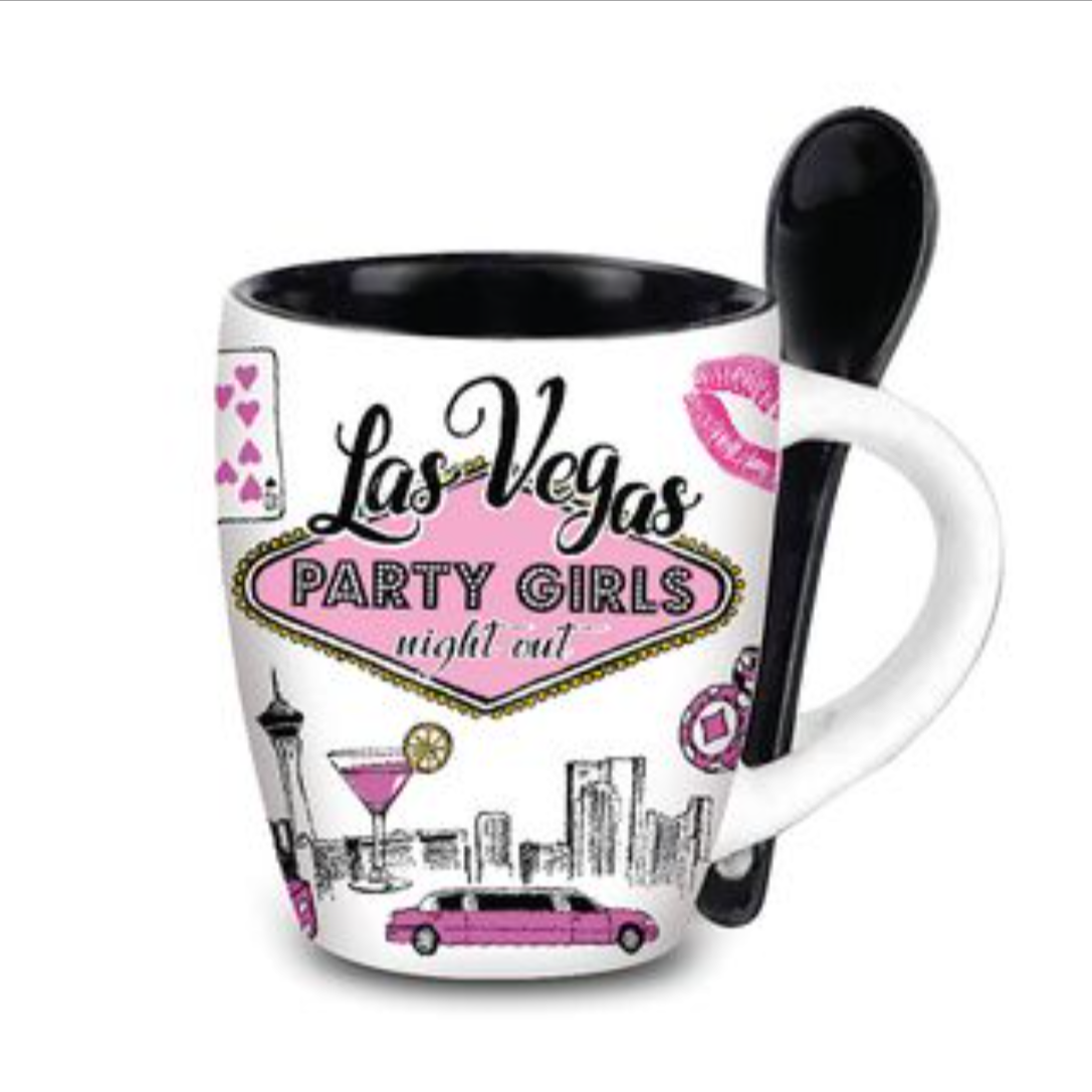 LV MINI MUG SPOON M08 PARTY GIRL VSN #6109