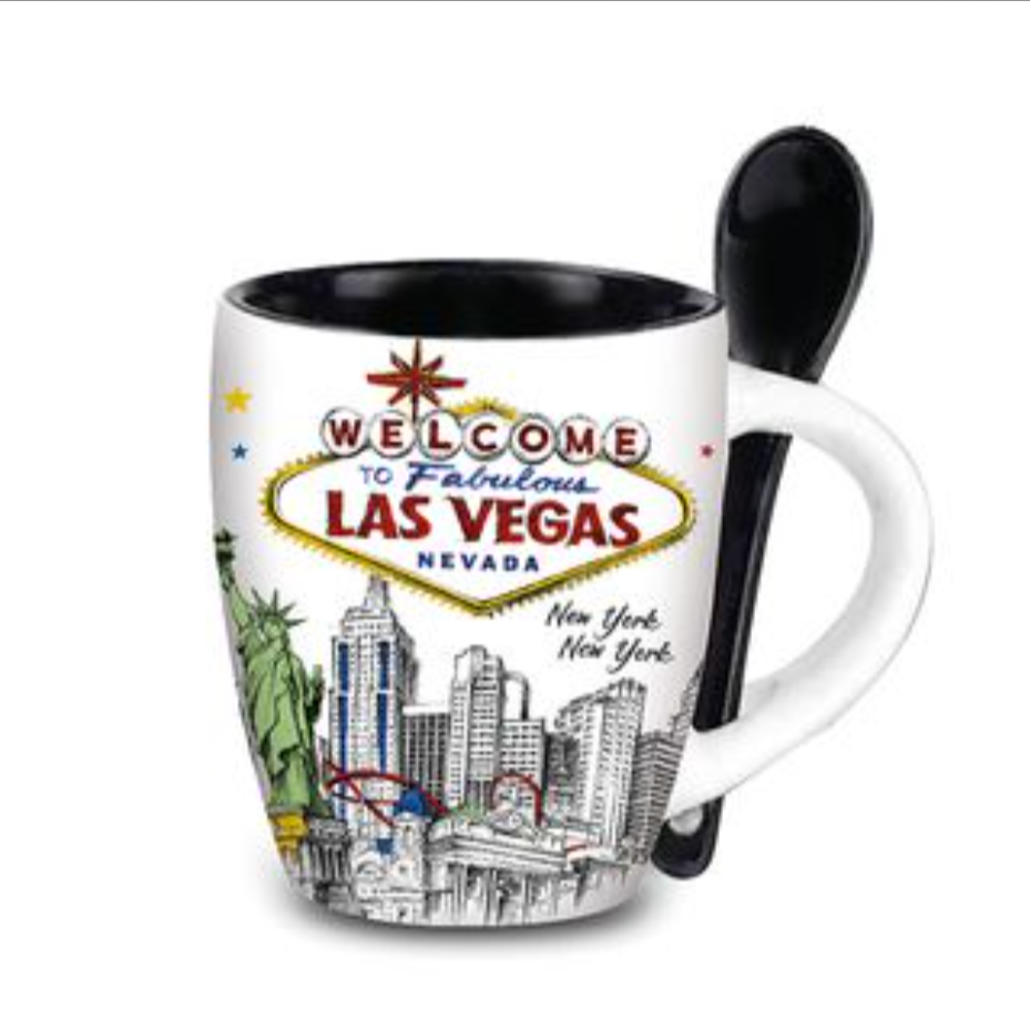 LV MINI MUG SPOON M08 WELCOME VSN #6086
