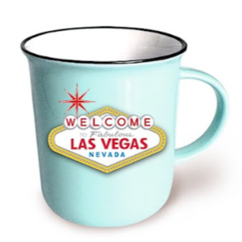 LV MUG M/P FABULOUS VEGAS (BLUE) VSN #0717
