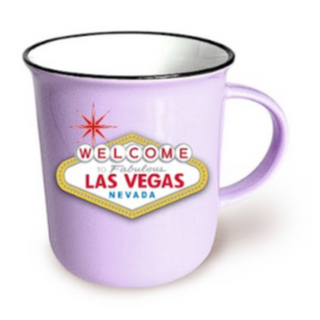 LV MUG M/P FABULOUS VEGAS (PURPLE) VSN #0717