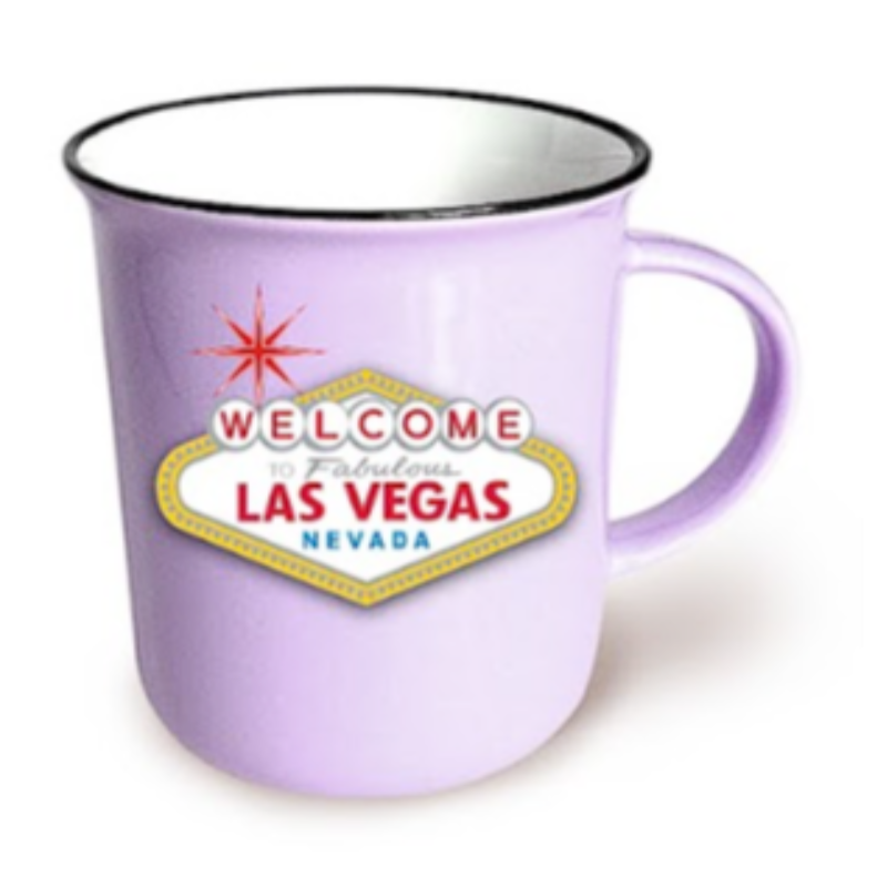 LV MUG M/P FABULOUS VEGAS (PURPLE) VSN #0717