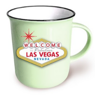 LV MUG M/P FABULOUS VEGAS (GREEN) VSN #0717