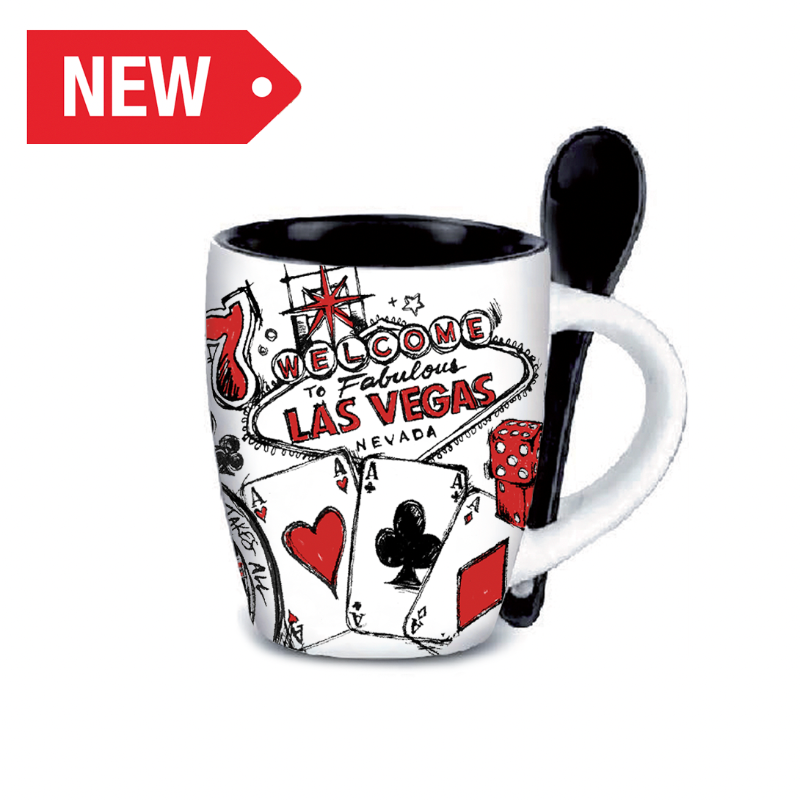 LV MINI MUG SPOON M08 ARTY VSN #7533