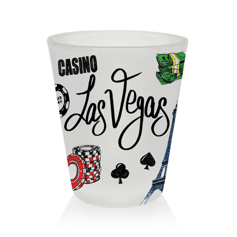 LV SHOT GLASS BD VSN #7465