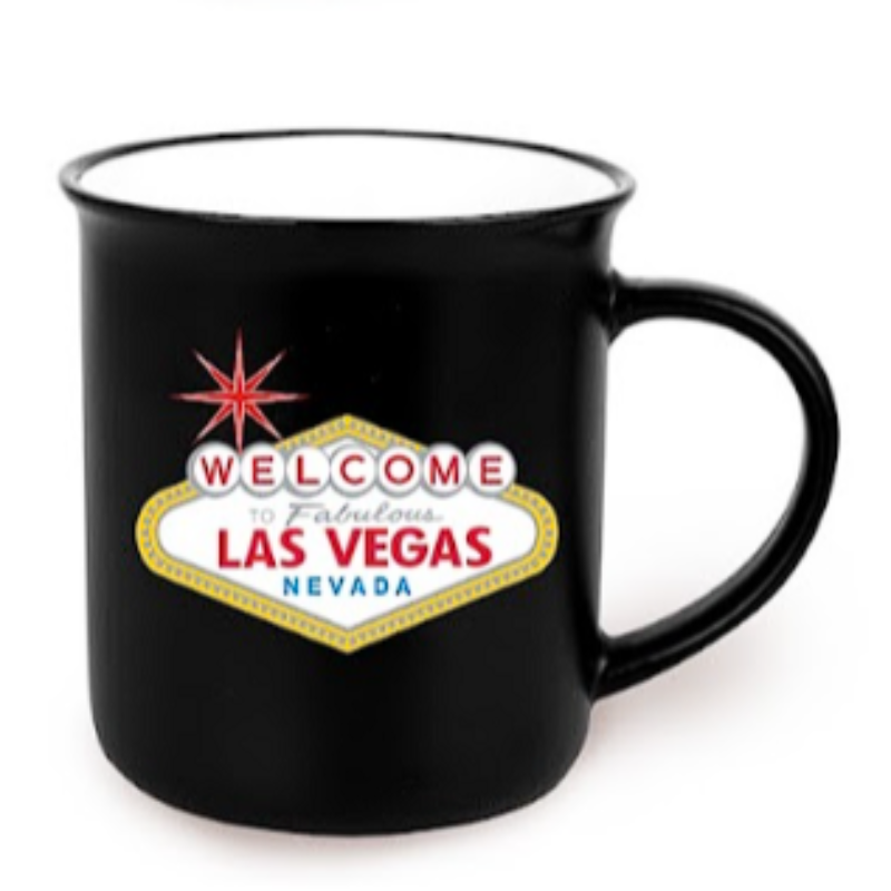 LV MUG M/P FABULOUS VEGAS (BLK) VSN #0717