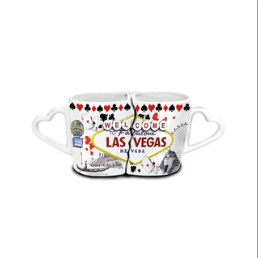 LV MINI COUPLE MUG POKER VSN #5935
