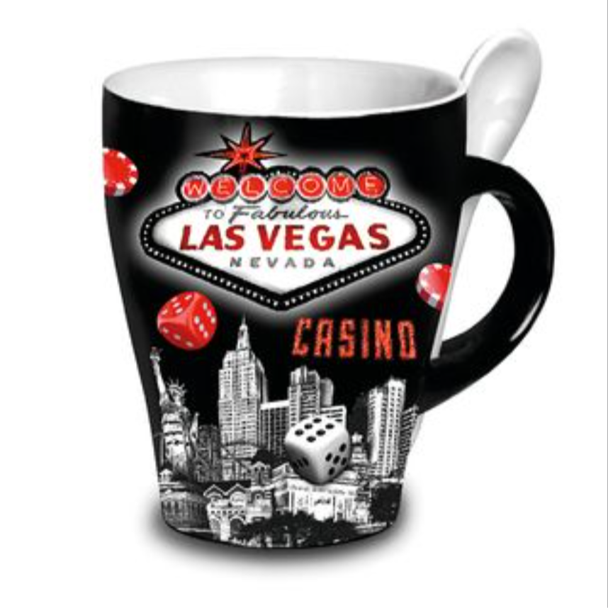 LV MUG SPOON M10 CASINO (BLK) VSN #5973
