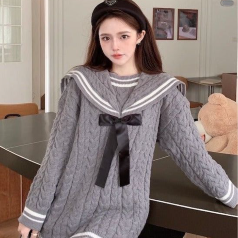 Ribbon Knit Sweater