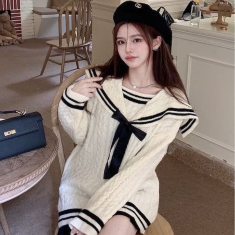 Ribbon Knit Sweater