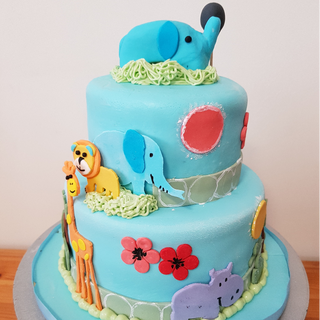 2-Tier Animal Theme