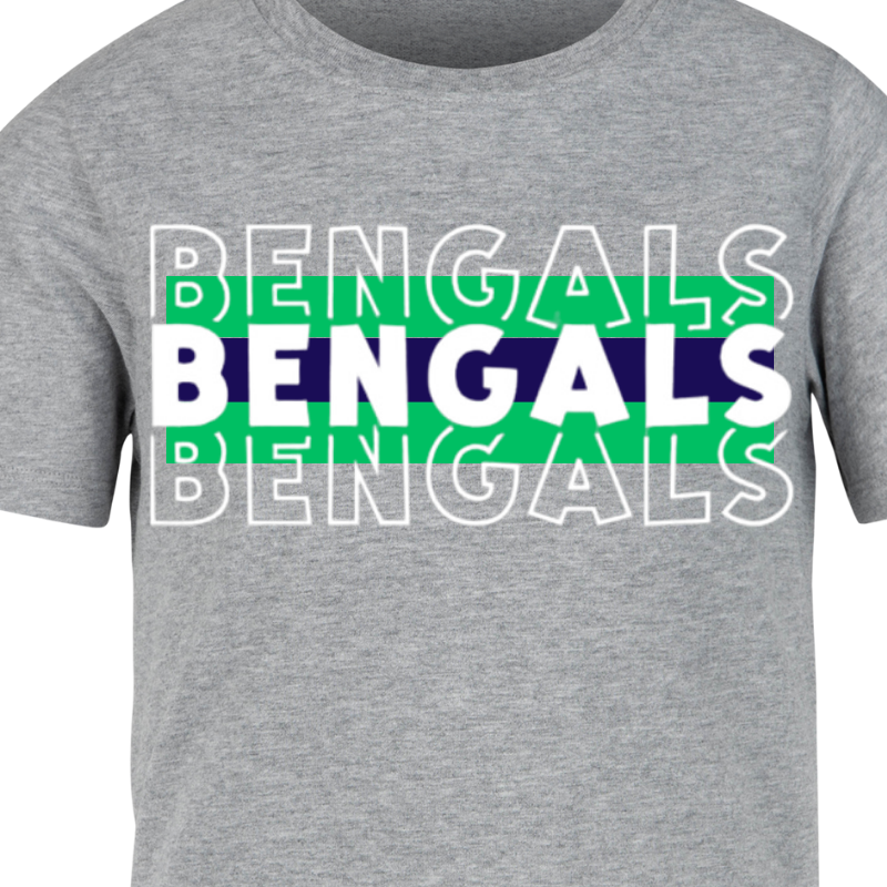 BENGALS Stacked Tee Large Image