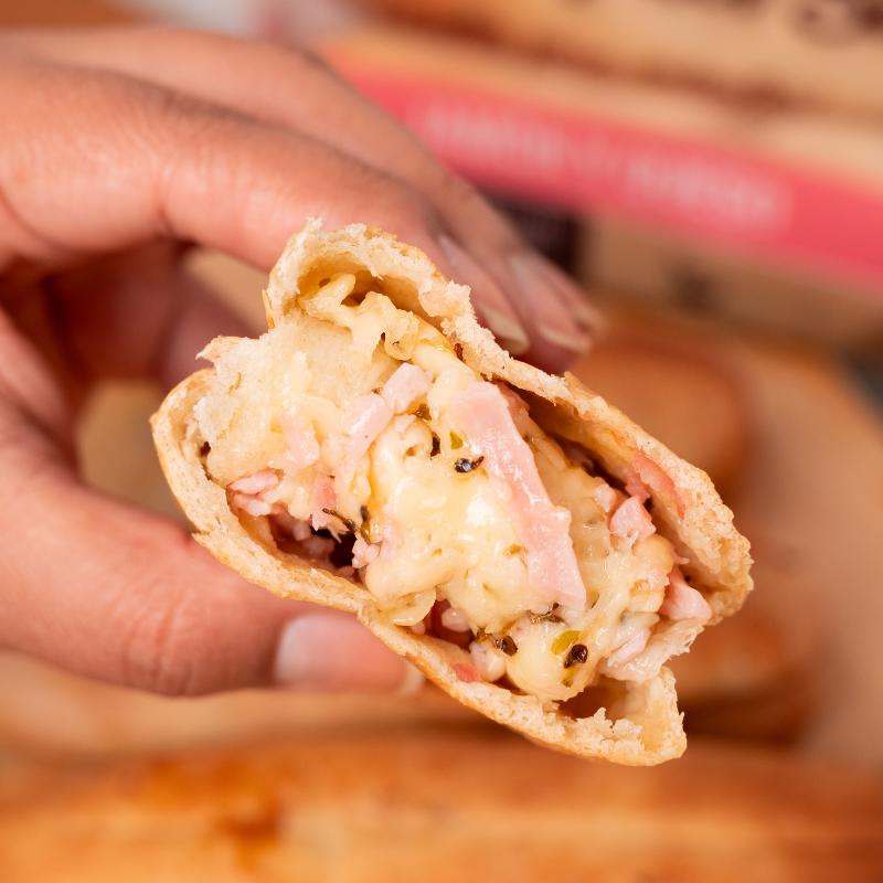 6 Jamón, Queso Paria y Orégano