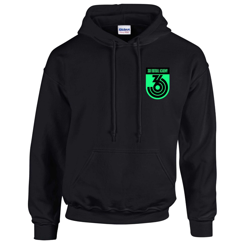 Black Hoodie Front - Adults Main Image