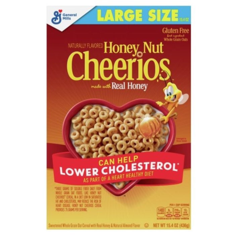 General Mills Large Size Honey Nut Cheerios Cereal Main Image