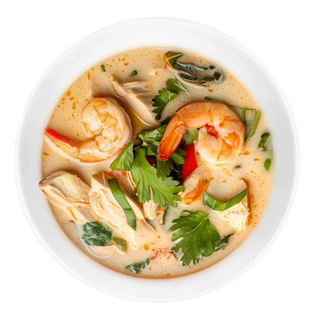 Том кха с креветками (Tom kha with shrimp 500 ml)