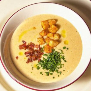 Гороховый суп с копченым беконом (Pea soup with smoked bacon 0.5 ml) )