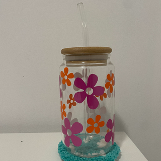 DD Inspired Flower Glass Cup 