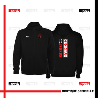 Sweat capuche coton noir - Adultes (Unisexe) & Enfants 