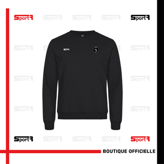 Sweat col rond noir - Adultes (Unisexe)
